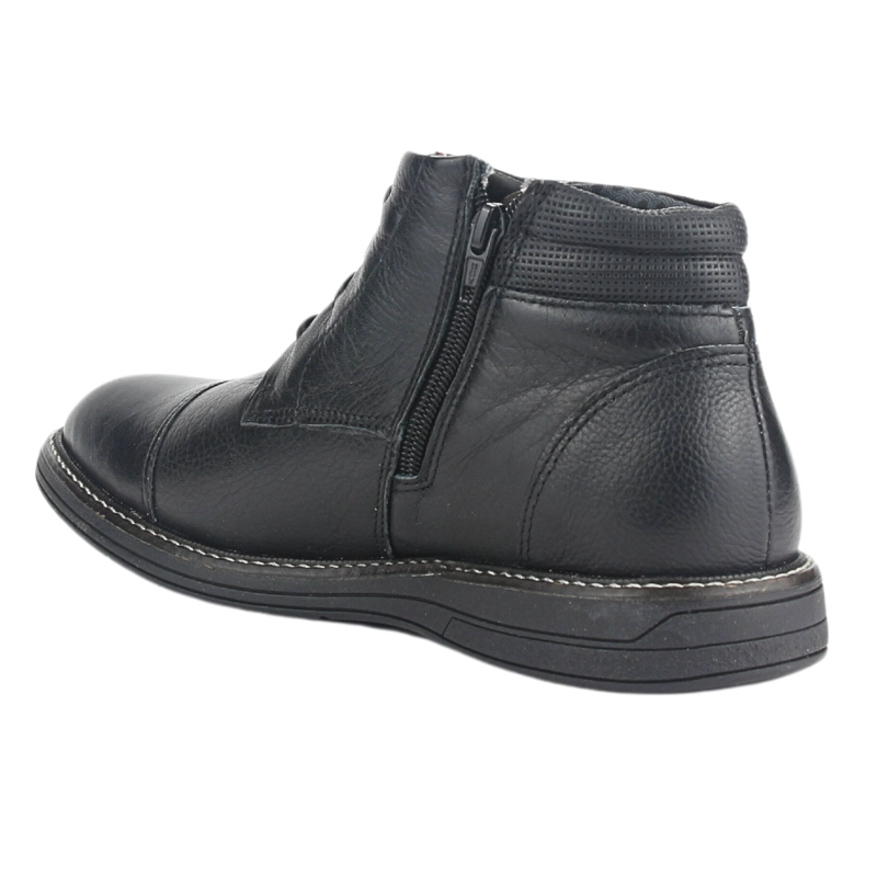BOTIN FERRACINI HOMBRE 6153 PRETO/PRETO CASUAL - 4
