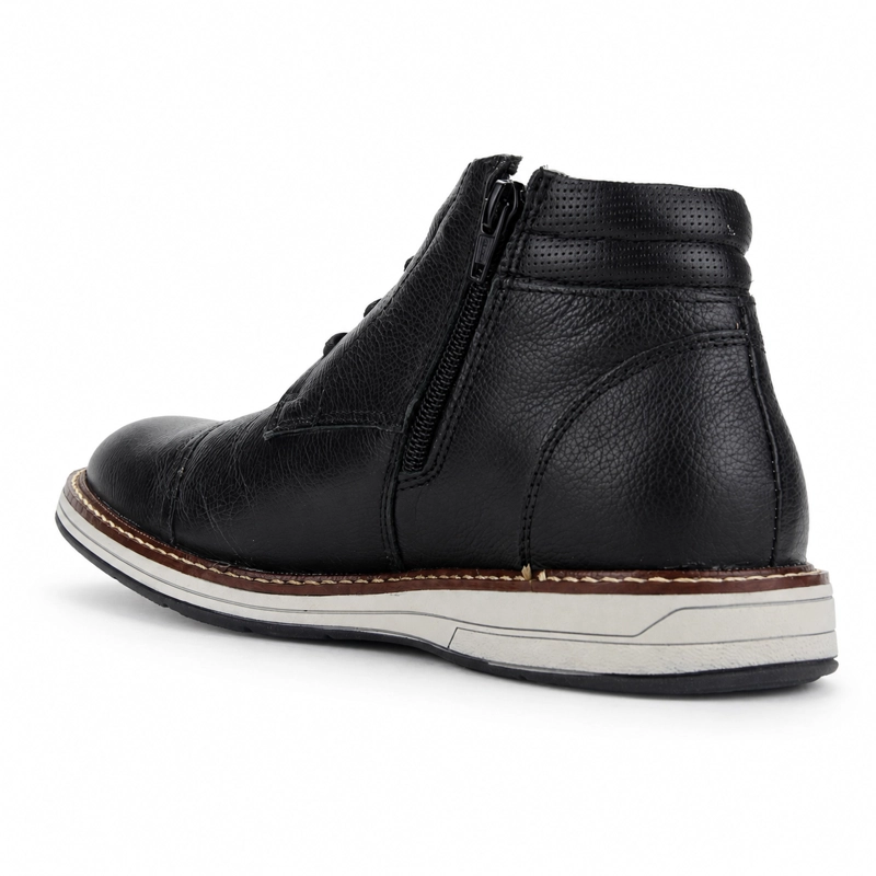 BOTIN FERRACINI HOMBRE 6153 KINGSTON NEGRO CASUAL - 4