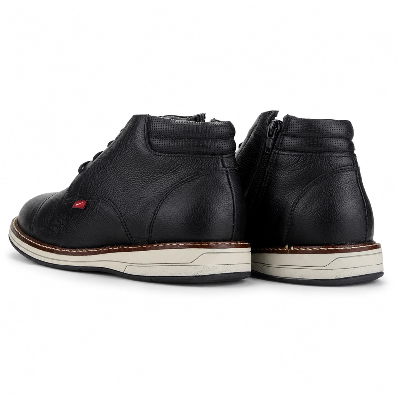 BOTIN FERRACINI HOMBRE 6153 KINGSTON NEGRO CASUAL - 6