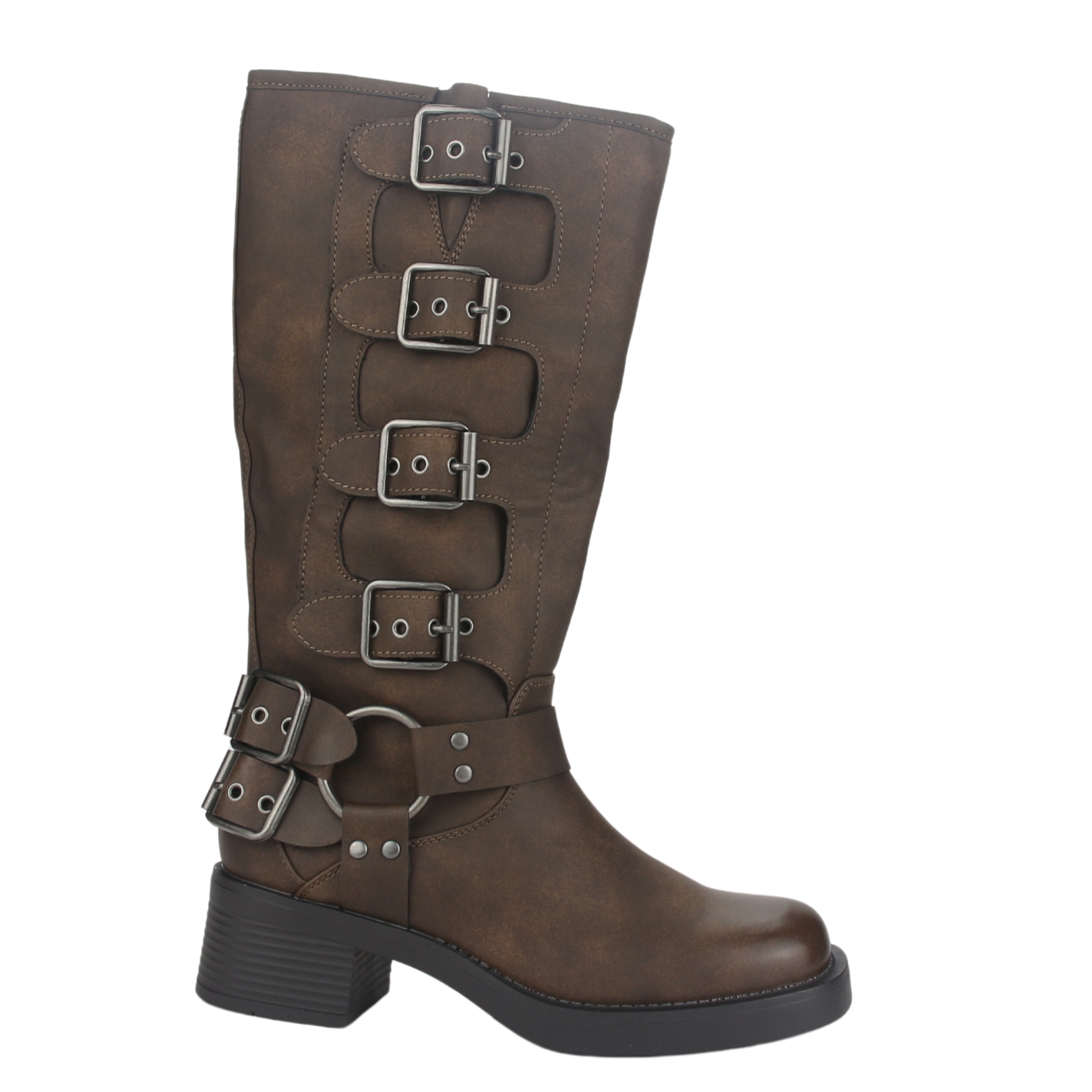 BOTA CHALADA MUJER BIKER-2 CAFE  CASUAL - 1