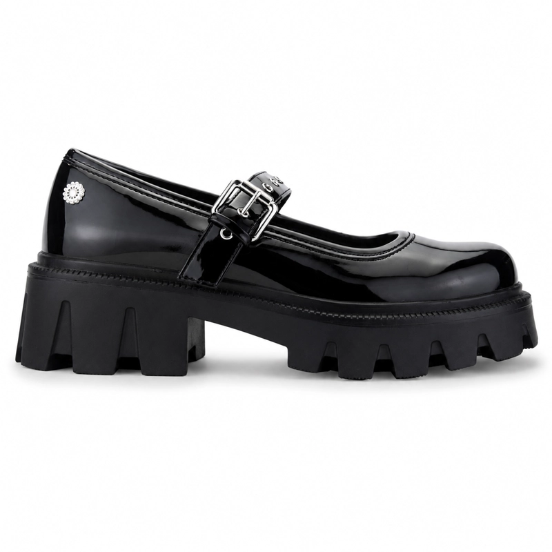 ZAPATO CHALADA MUJER JOING-1 NEGRO PLATAFORMA - 1