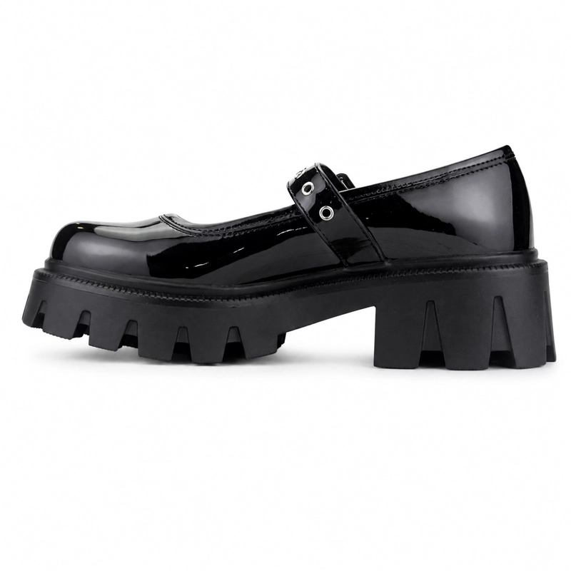 ZAPATO CHALADA MUJER JOING-1 NEGRO PLATAFORMA - 6