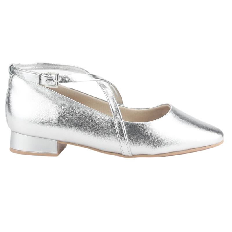 ZAPATO RAMARIM MUJER 2415102 PLATEADO CASUAL - 1