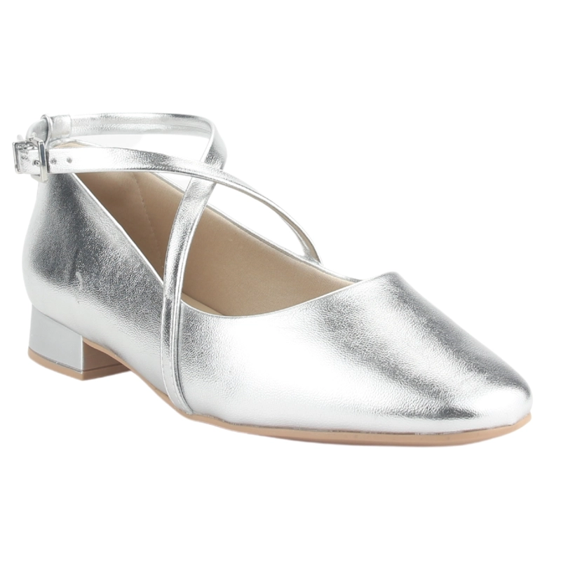 ZAPATO RAMARIM MUJER 2415102 PLATEADO CASUAL - 3