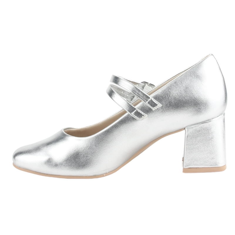 ZAPATO RAMARIM MUJER 2417102 PLATEADO CASUAL - 2