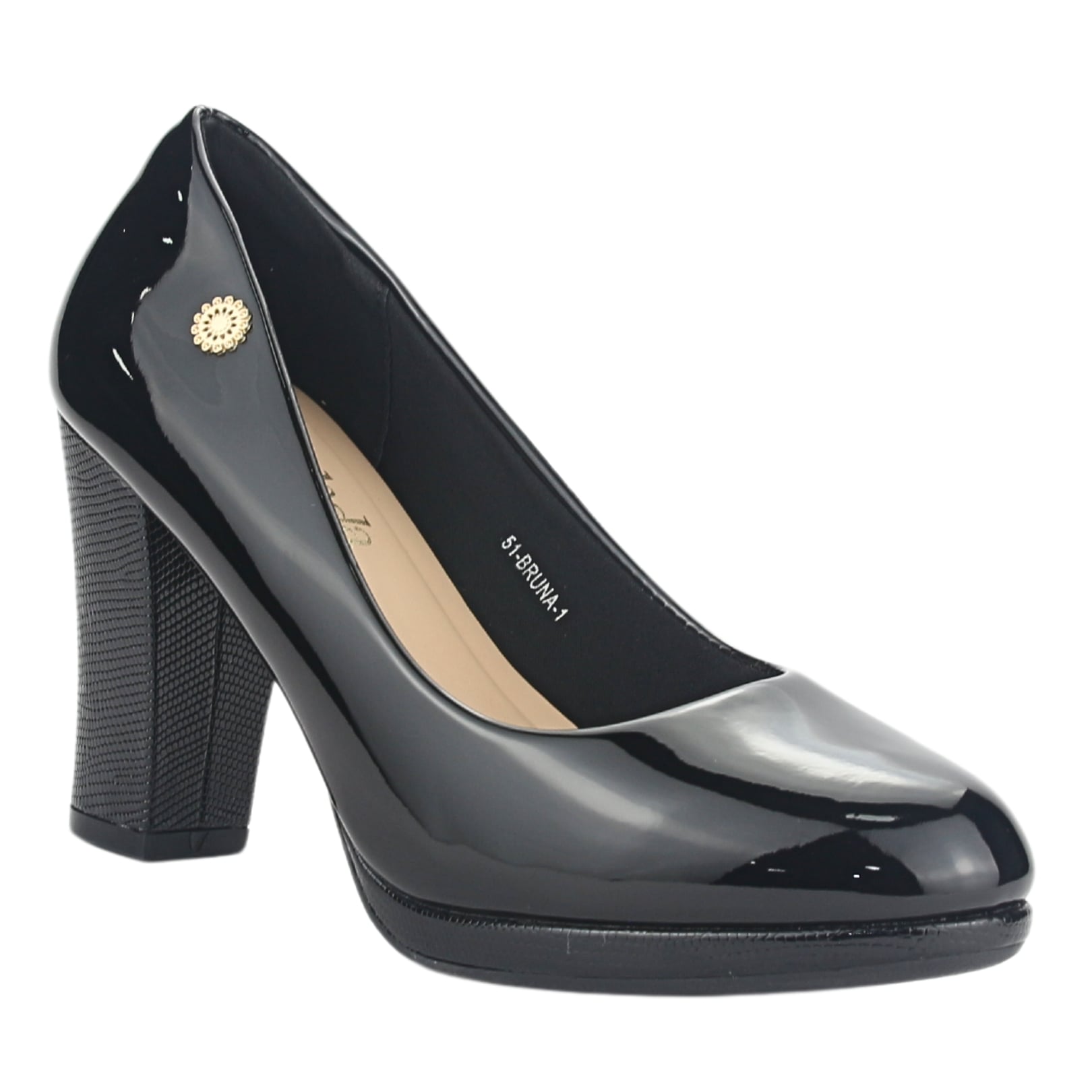 ZAPATO CHALADA MUJER BRUNA-1 NEGRO CASUAL - 3