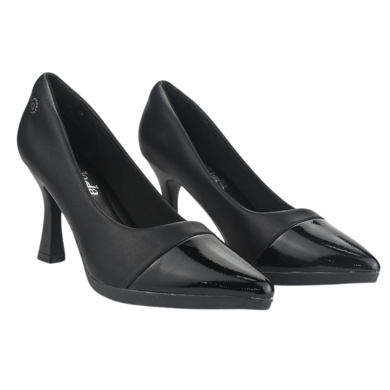 ZAPATO CHALADA MUJER CYRIL-5 NEGRO CASUAL - 5