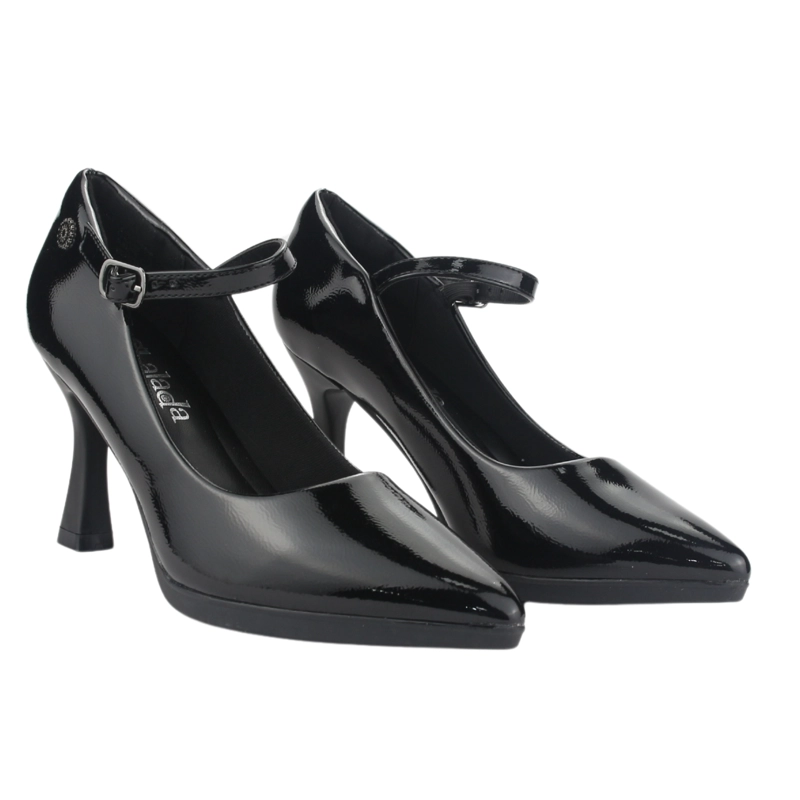 ZAPATO CHALADA MUJER CYRIL-4 NEGRO CASUAL - 5
