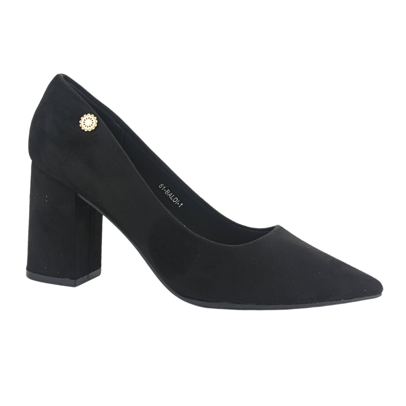 ZAPATO CHALADA MUJER BALDI-1 NEGRO CASUAL - 1