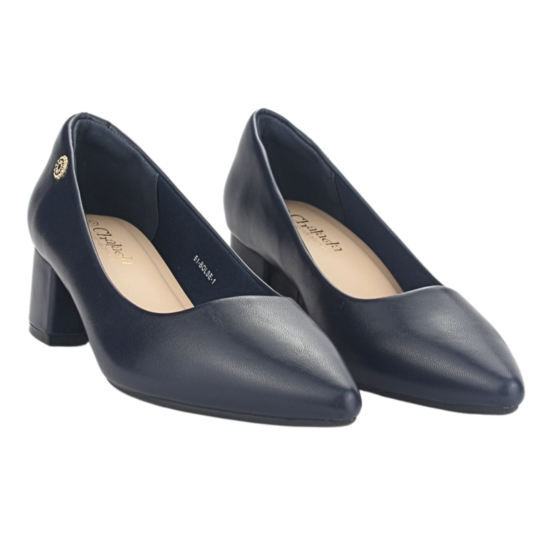 ZAPATO CHALADA MUJER BOLSE-1 AZUL MARINO CASUAL - 5