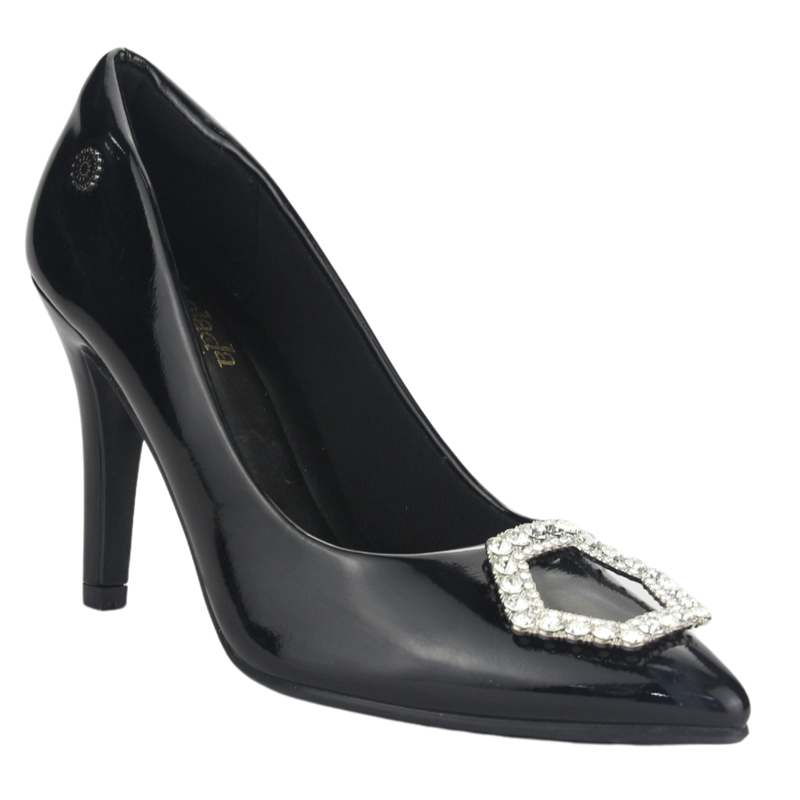 ZAPATO CHALADA MUJER CRISTAL-5 NEGRO CASUAL - 3