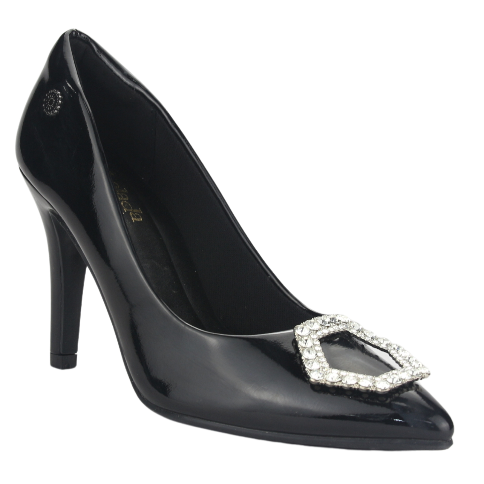 ZAPATO CHALADA MUJER CRISTAL-5 NEGRO CASUAL - 3