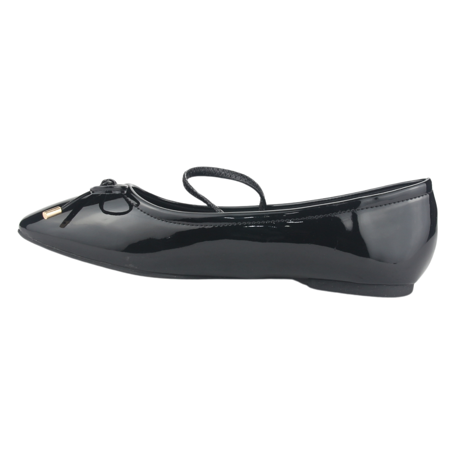 BALLERINA CHALADA MUJER MIU-1 V NEGRO CASUAL - 2