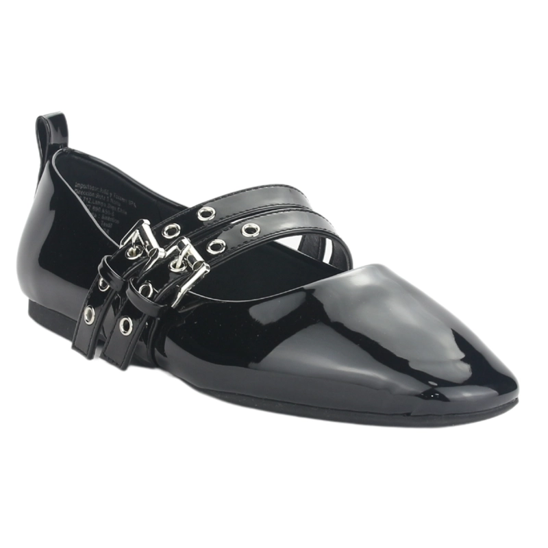 BALLERINA CHALADA MUJER MIU-3 V NEGRO CASUAL - 3