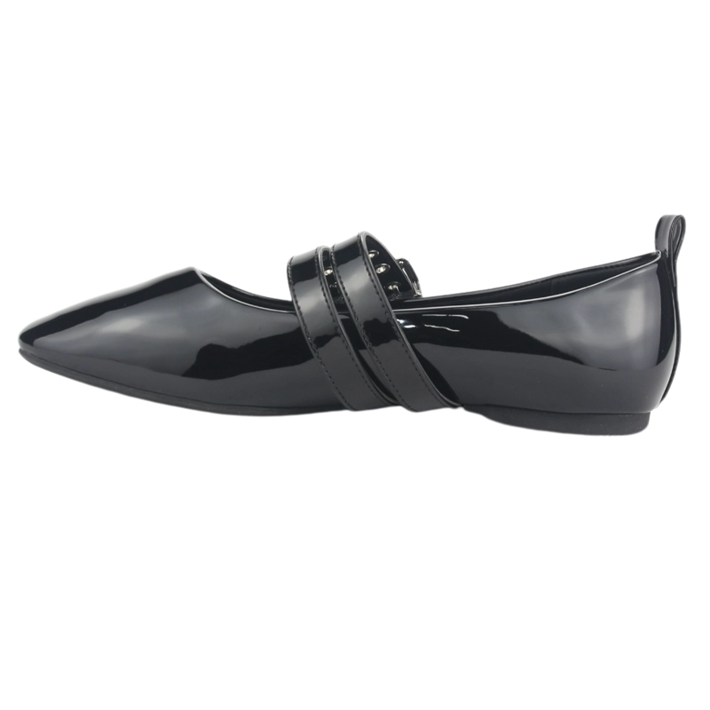 BALLERINA CHALADA MUJER MIU-3 V NEGRO CASUAL - 7