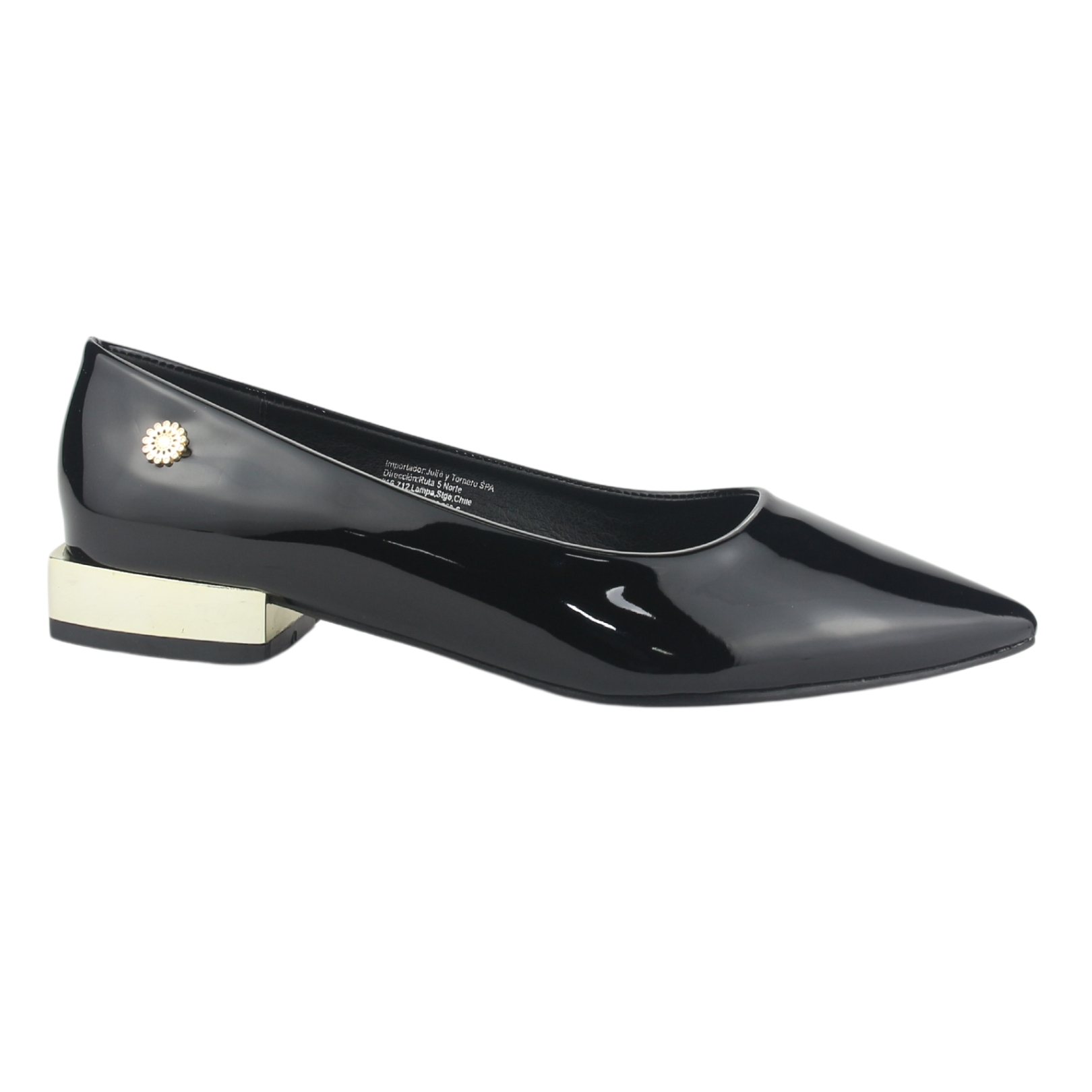 ZAPATO CHALADA MUJER MERC-2 V NEGRO CASUAL - 1