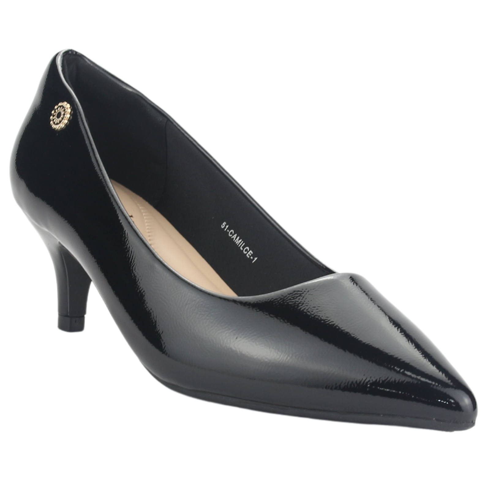 ZAPATO CHALADA MUJER CAMILLE-1 V NEGRO CASUAL - 3