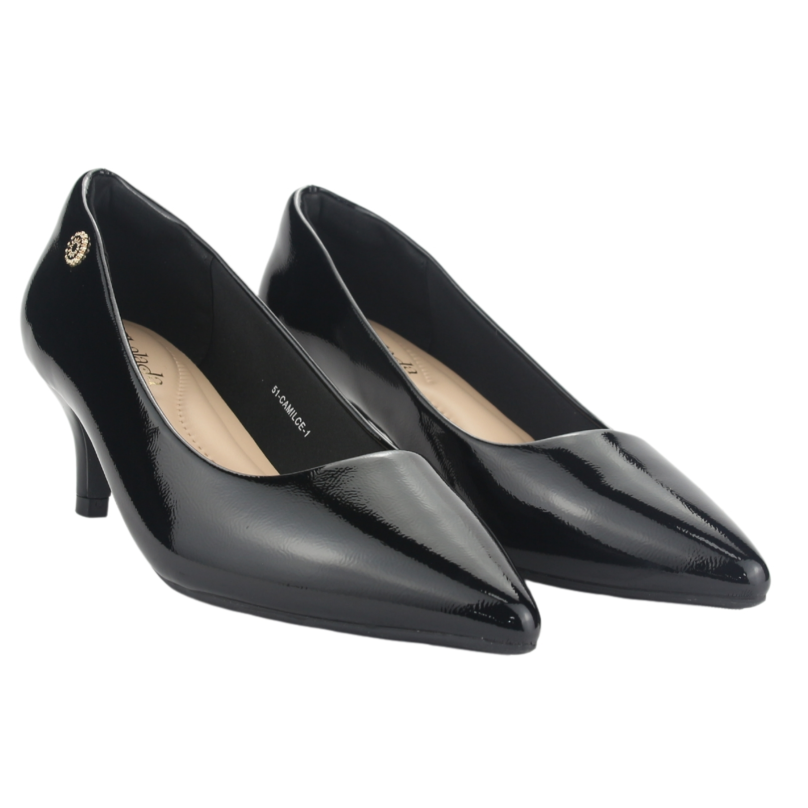 ZAPATO CHALADA MUJER CAMILLE-1 V NEGRO CASUAL - 5