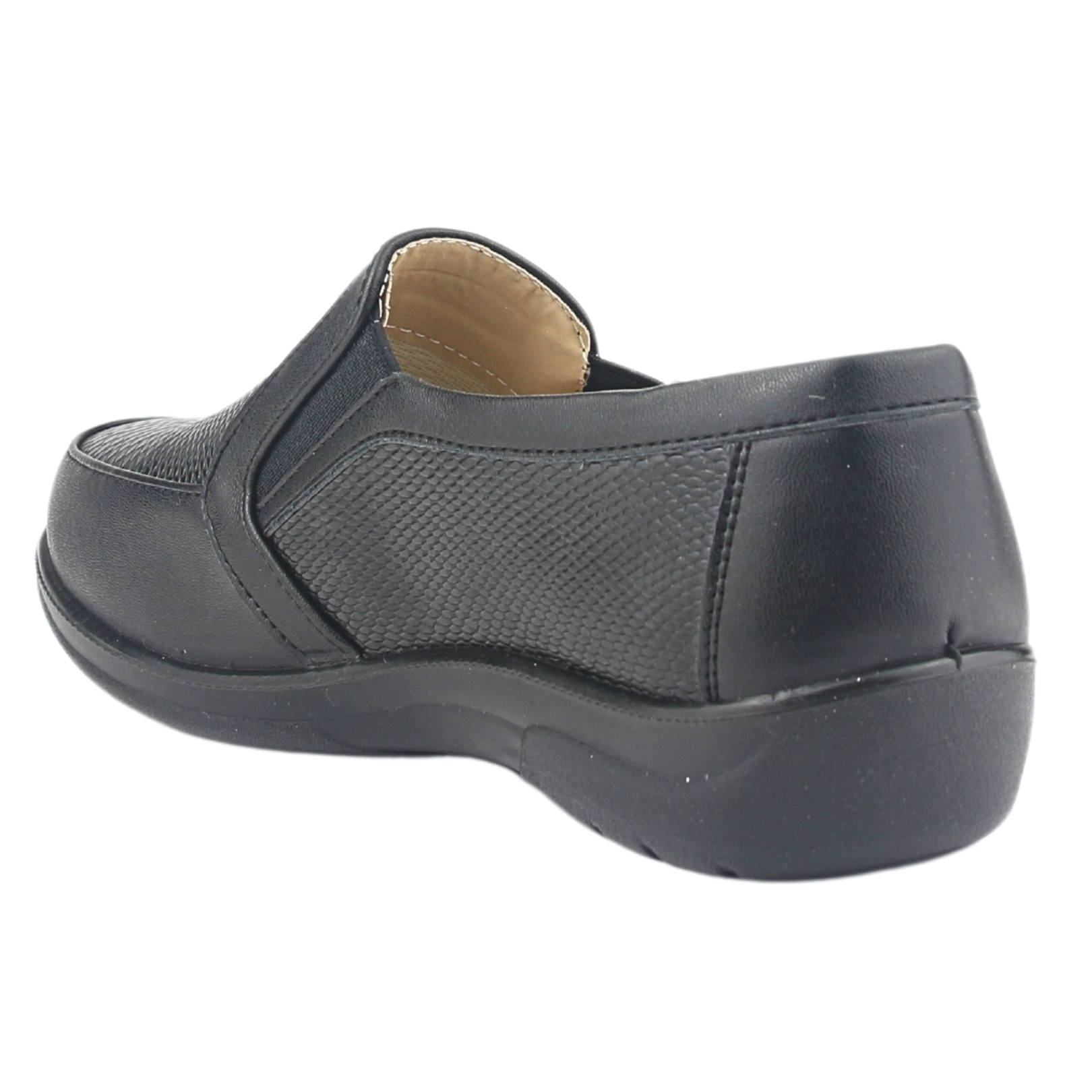 ZAPATO CHALADA MUJER PRINCE-1 NEGRO CASUAL - 2