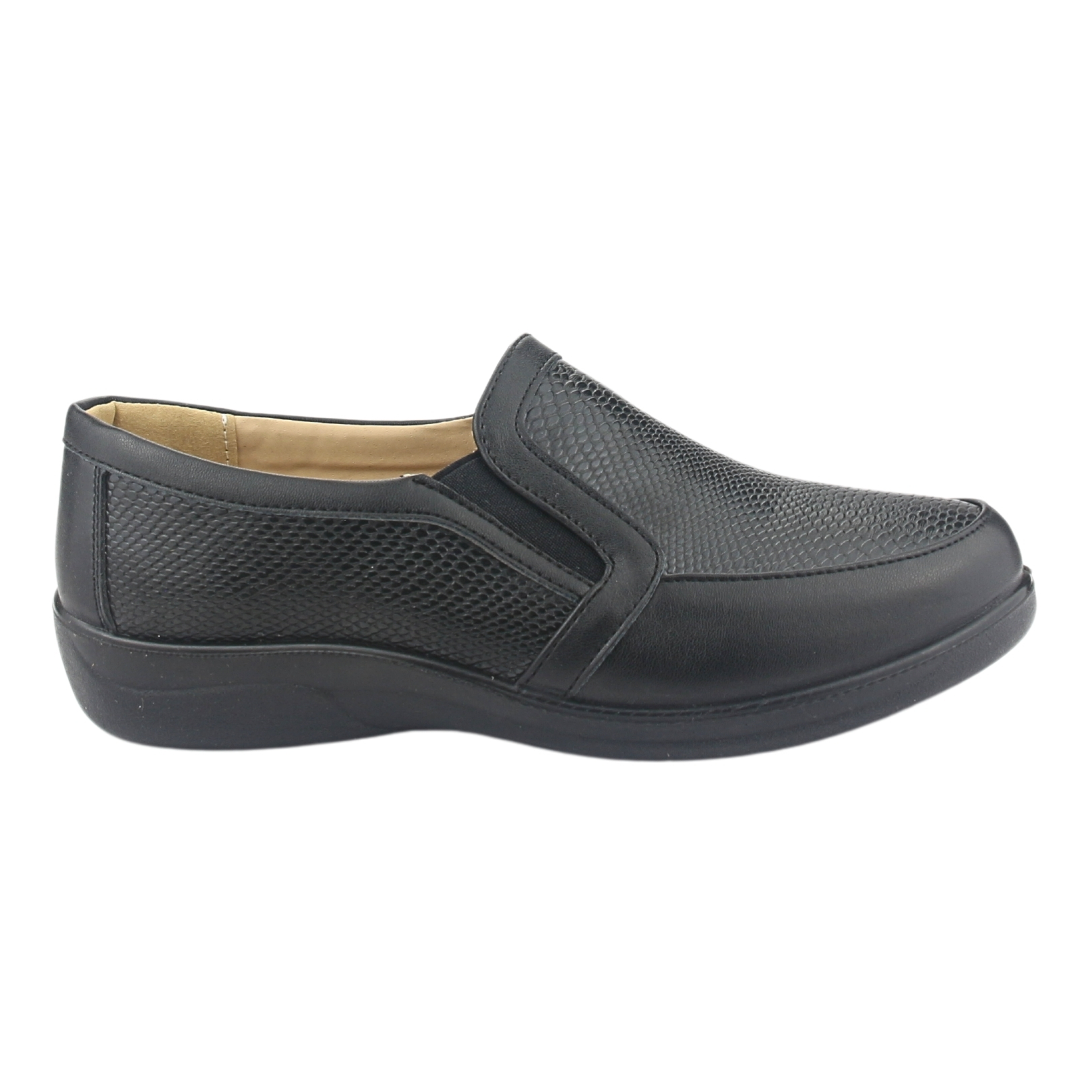 ZAPATO CHALADA MUJER PRINCE-1 NEGRO CASUAL - 3