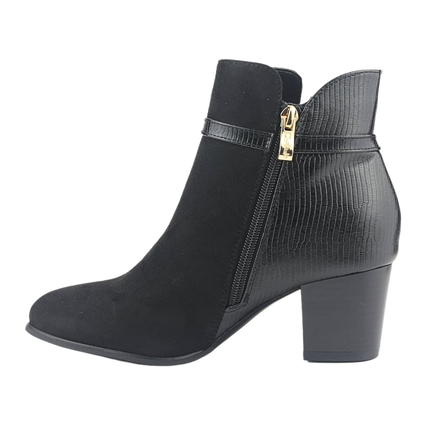 BOTIN CHALADA MUJER COSTA-1 NEGRO CASUAL - 2