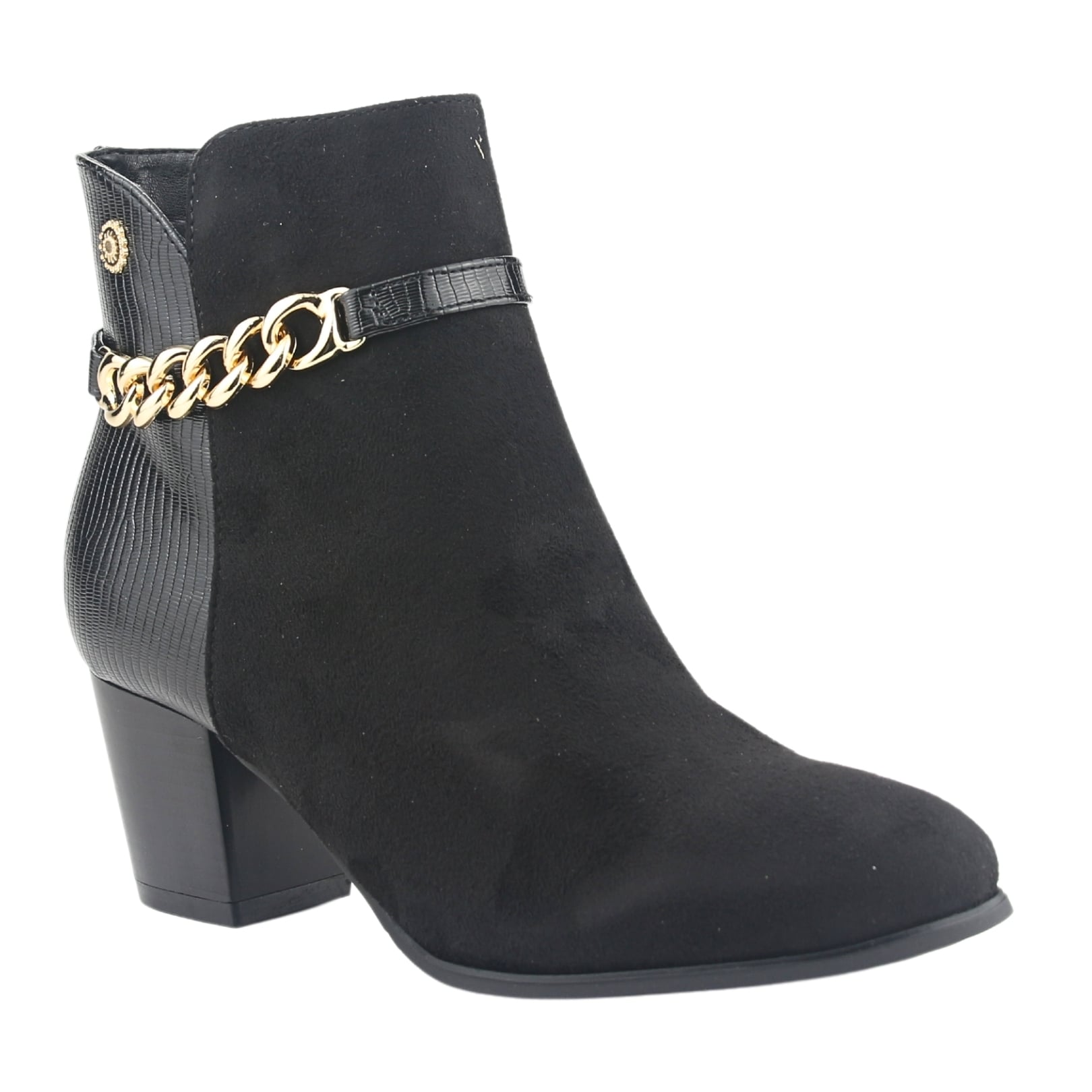 BOTIN CHALADA MUJER COSTA-1 NEGRO CASUAL - 3