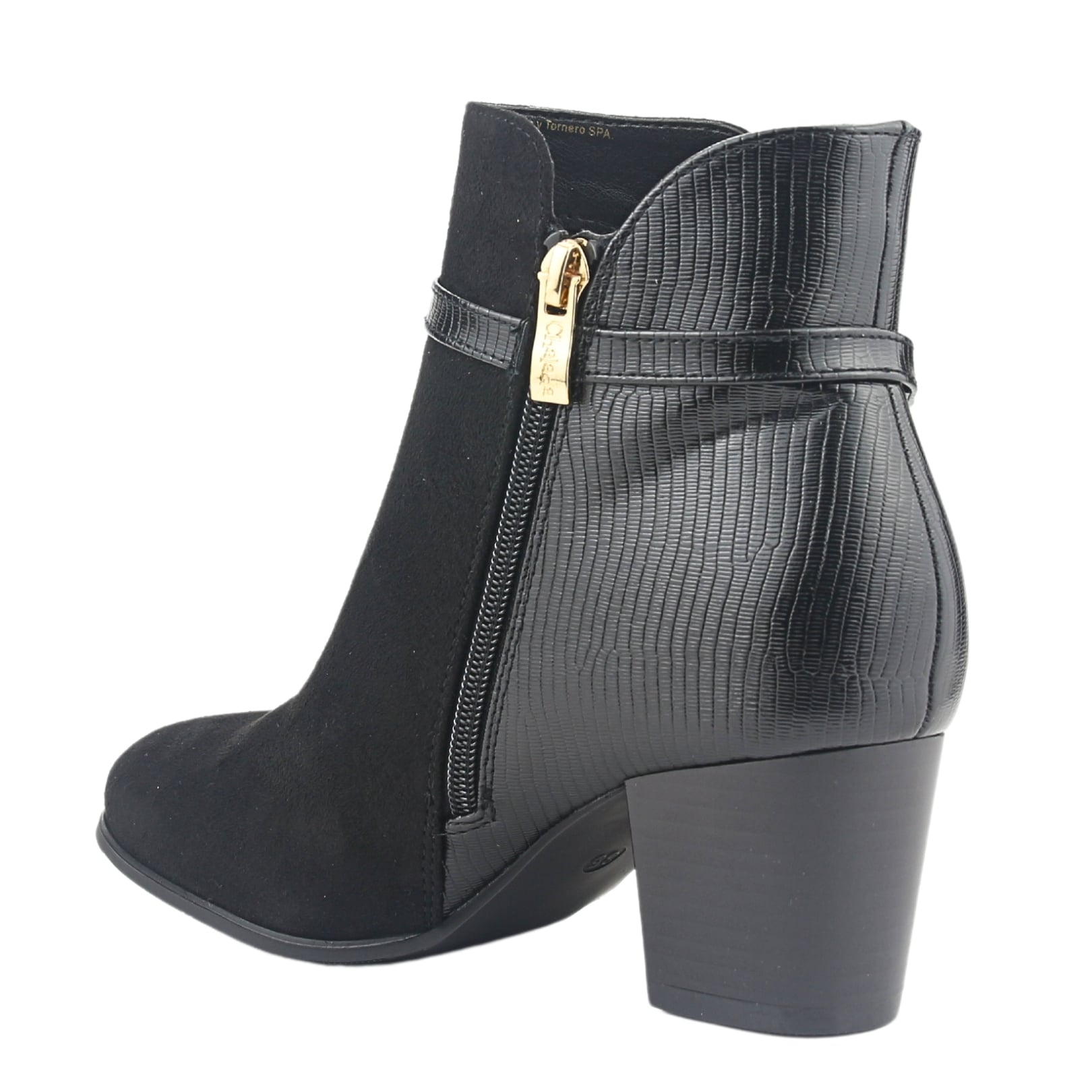 BOTIN CHALADA MUJER COSTA-1 NEGRO CASUAL - 4
