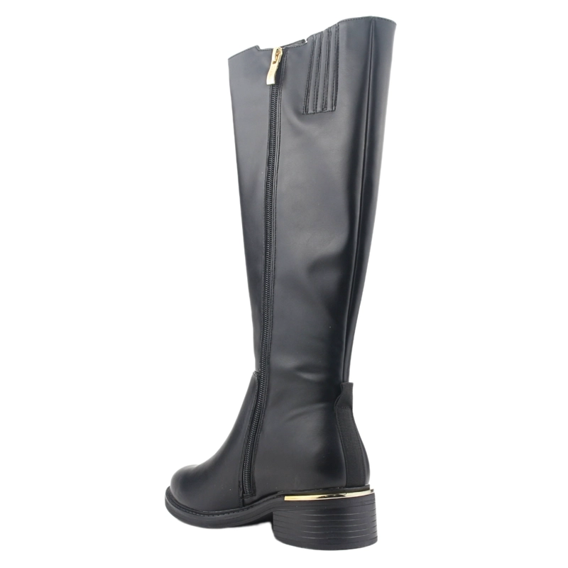 BOTA CHALADA MUJER TRAFA-1 NEGRO CASUAL - 4