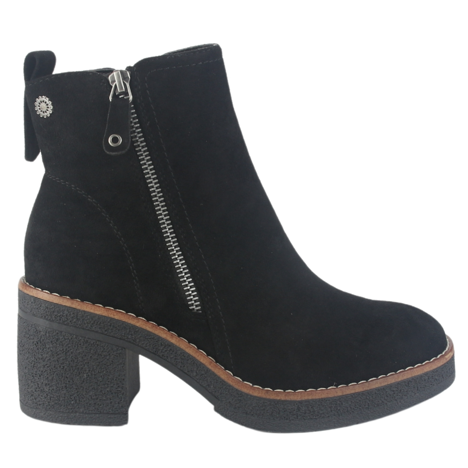 BOTIN CHALADA MUJER BRICCA-2 NEGRO CASUAL - 1