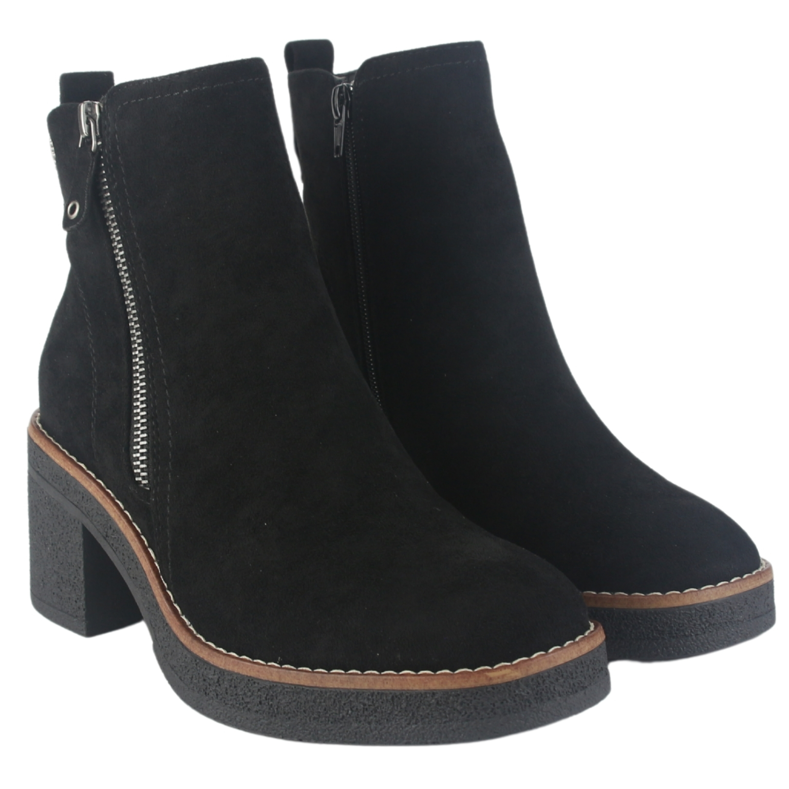 BOTIN CHALADA MUJER BRICCA-2 NEGRO CASUAL - 5