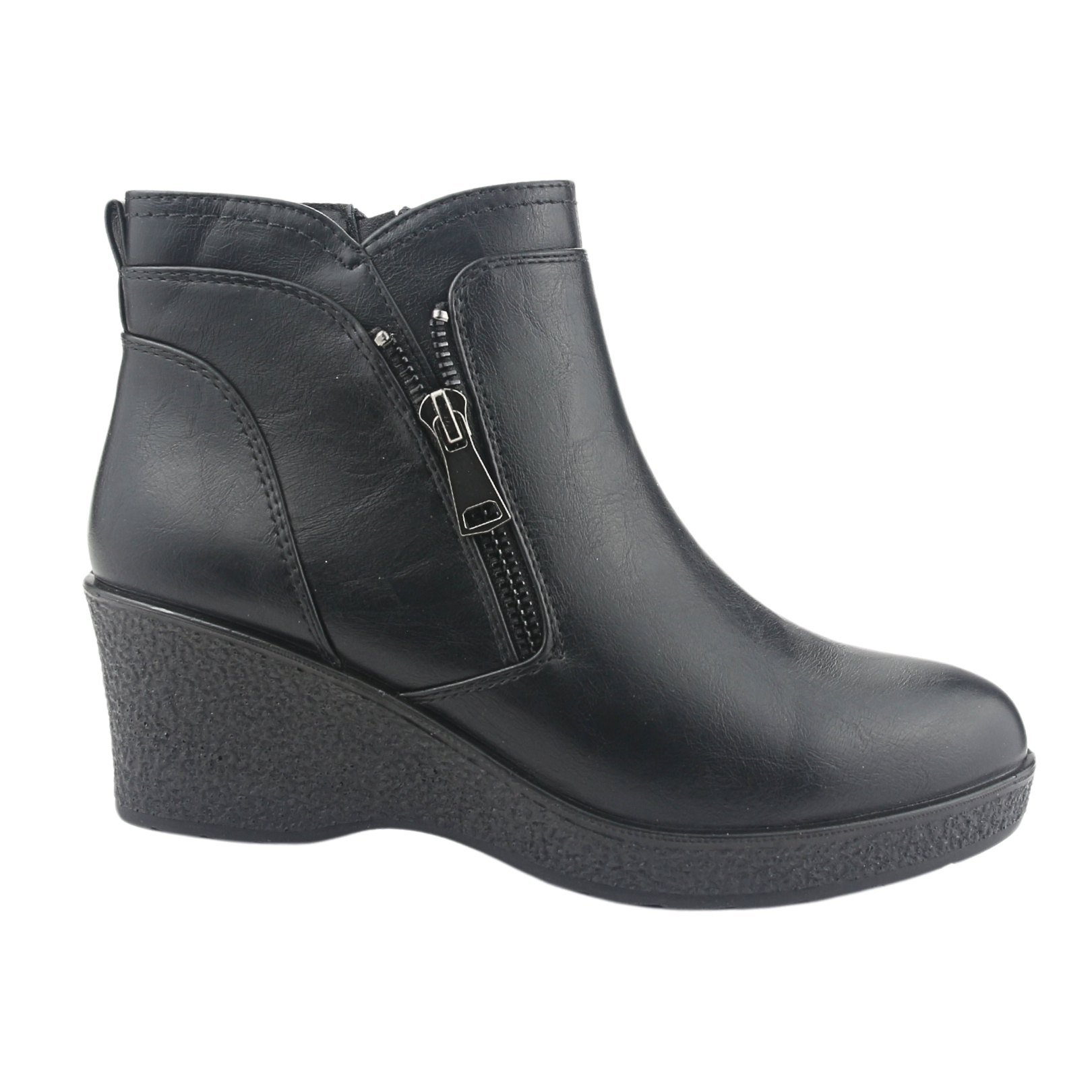 BOTIN CHALADA MUJER WINDY-2 NEGRO CASUAL - 1