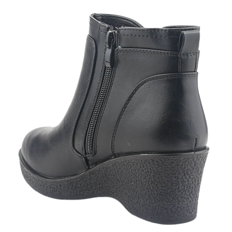 BOTIN CHALADA MUJER WINDY-2 NEGRO CASUAL - 4