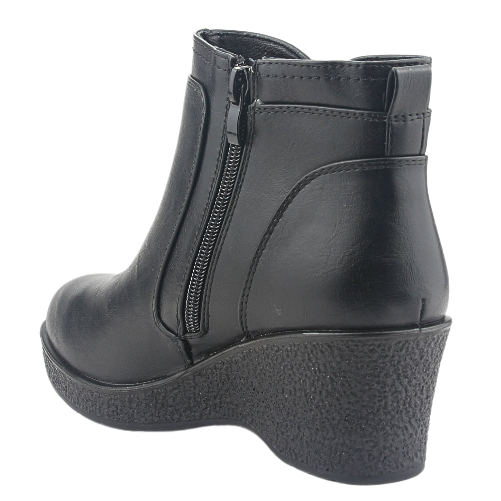 BOTIN CHALADA MUJER WINDY-2 NEGRO CASUAL - 4