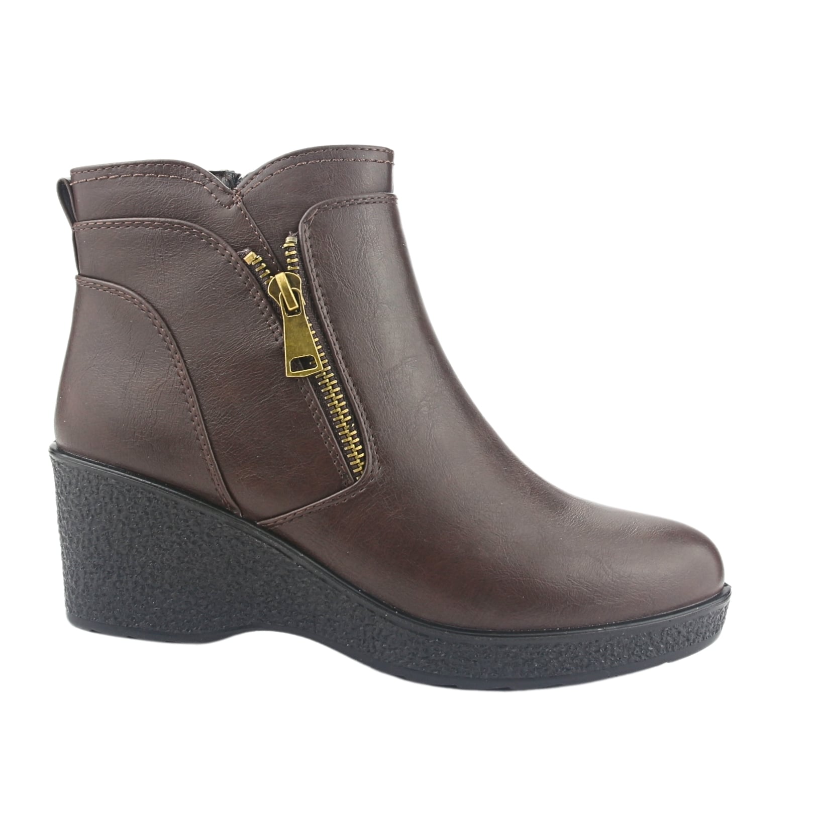 BOTIN CHALADA MUJER WINDY-2 CAFE CASUAL - 1