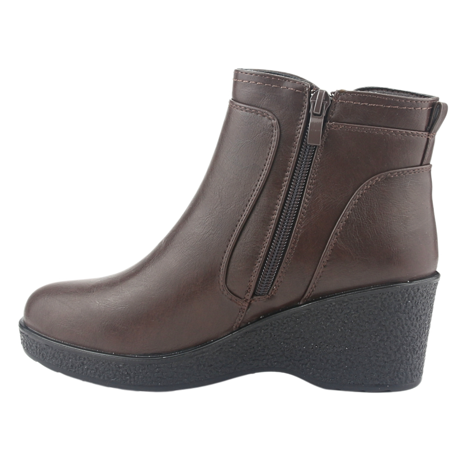 BOTIN CHALADA MUJER WINDY-2 CAFE  CASUAL - 2