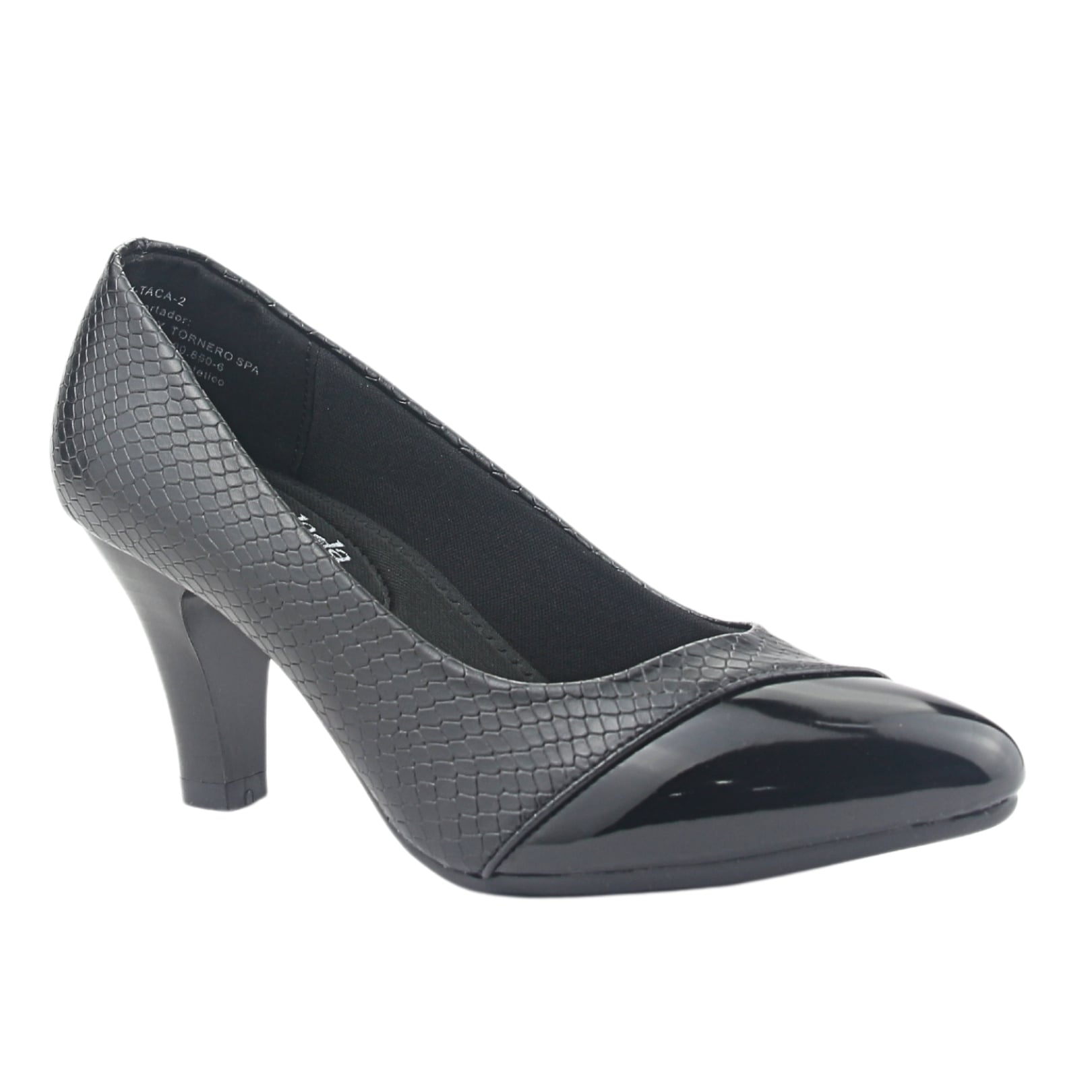ZAPATO CHALADA MUJER TACA-2 NEGRO CASUAL - 3