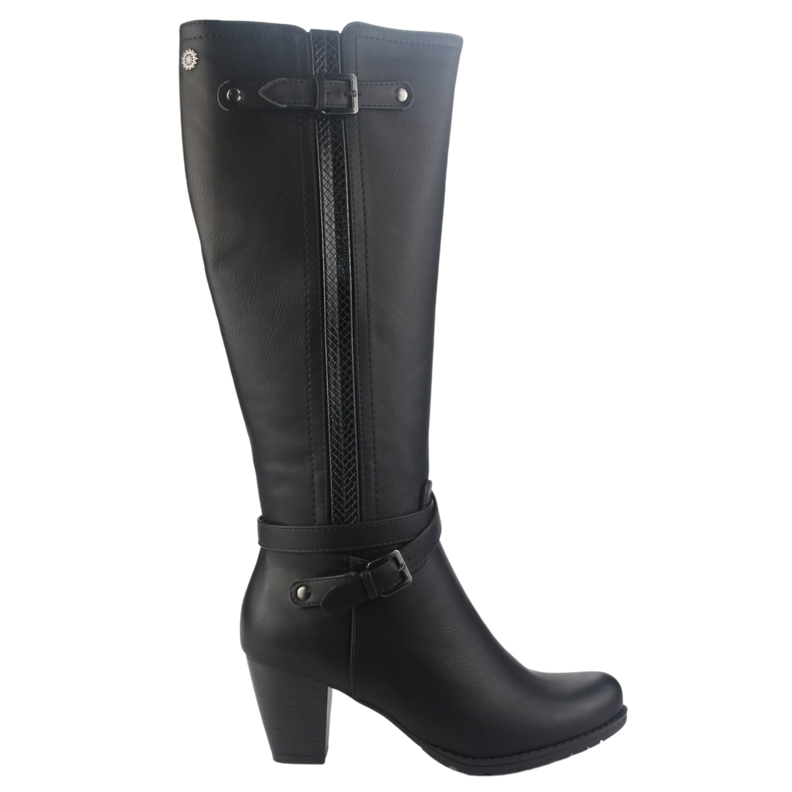 BOTA CHALADA MUJER CETA-25 NEGRO CASUAL - 1
