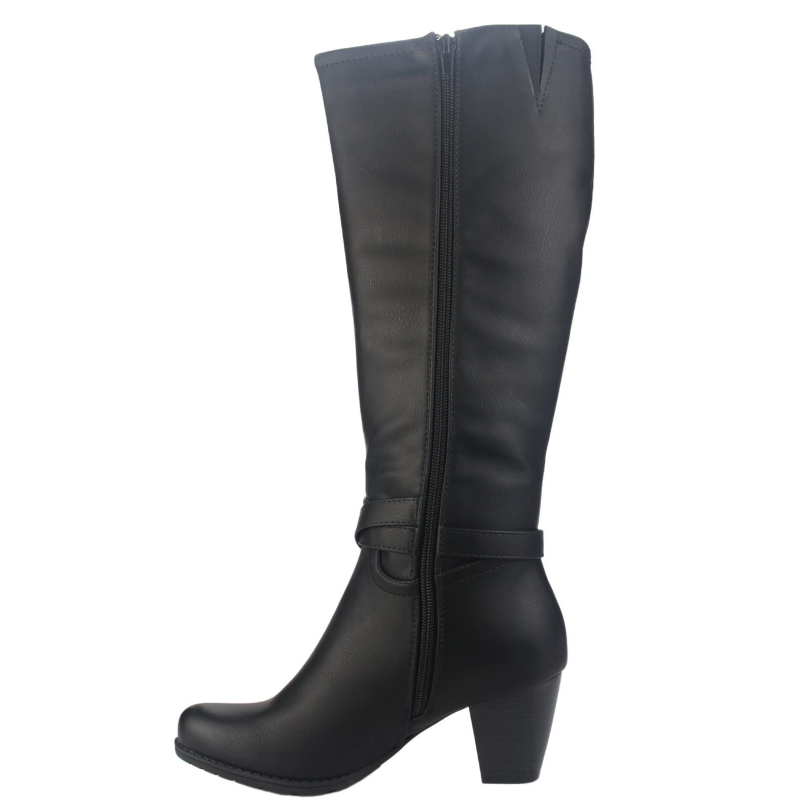 BOTA CHALADA MUJER CETA-25 NEGRO CASUAL - 2