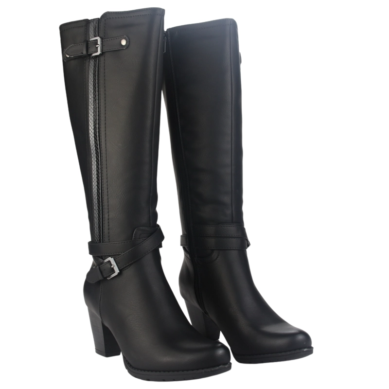 BOTA CHALADA MUJER CETA-25 NEGRO CASUAL - 5