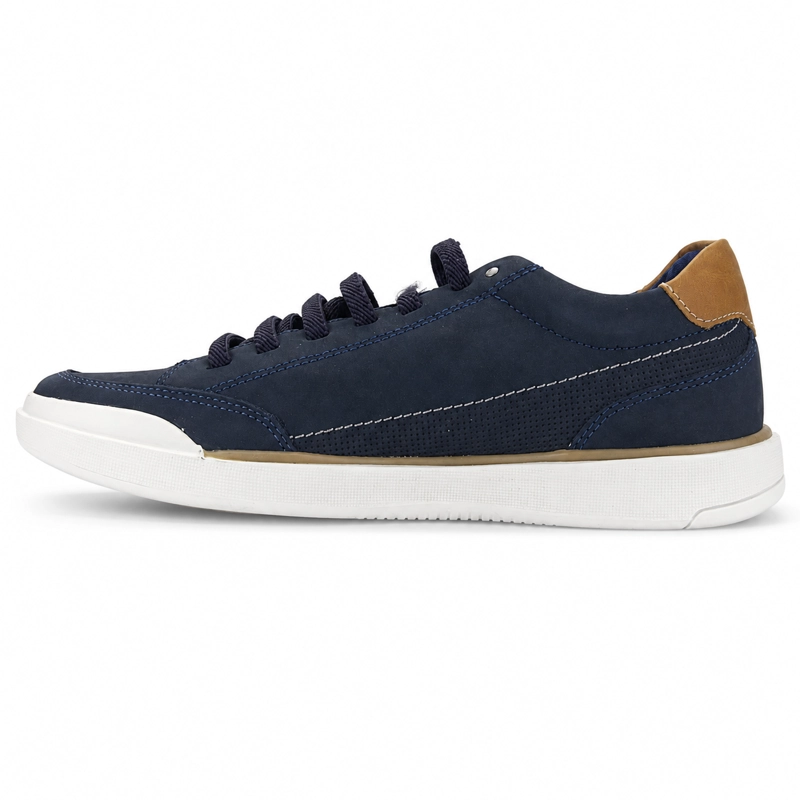 ZAPATILLAS HOMBRE FERRACINI CASUALES NEGRO 1056 N CUERO - 2