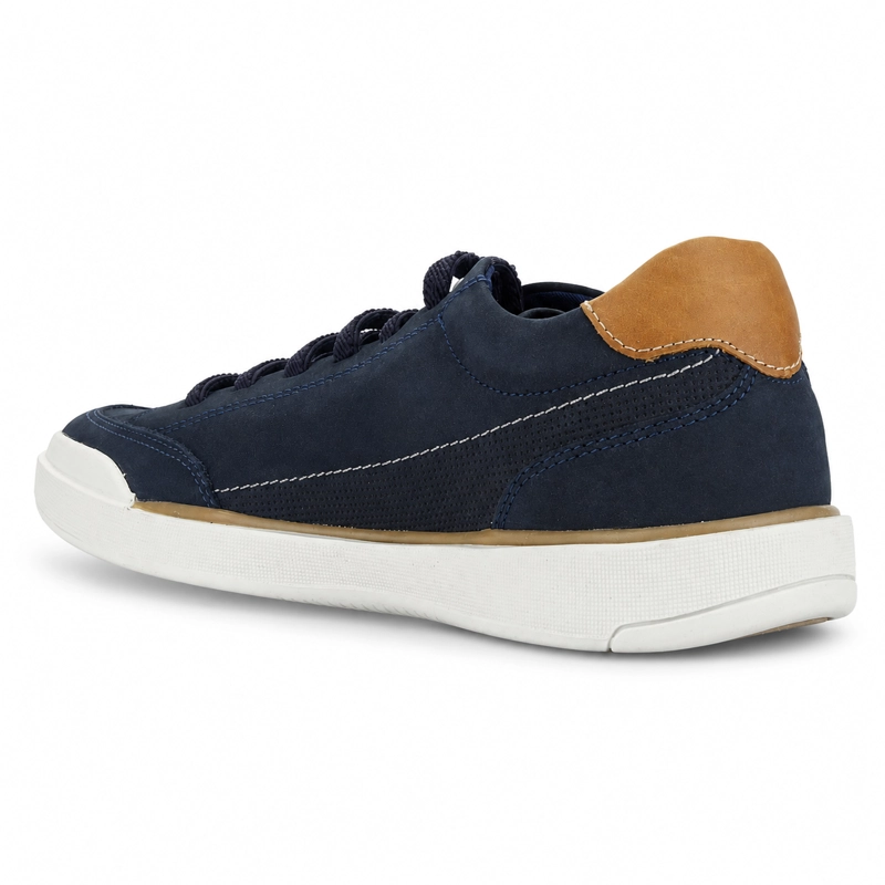 ZAPATILLAS HOMBRE FERRACINI CASUALES NEGRO 1056 N CUERO - 4