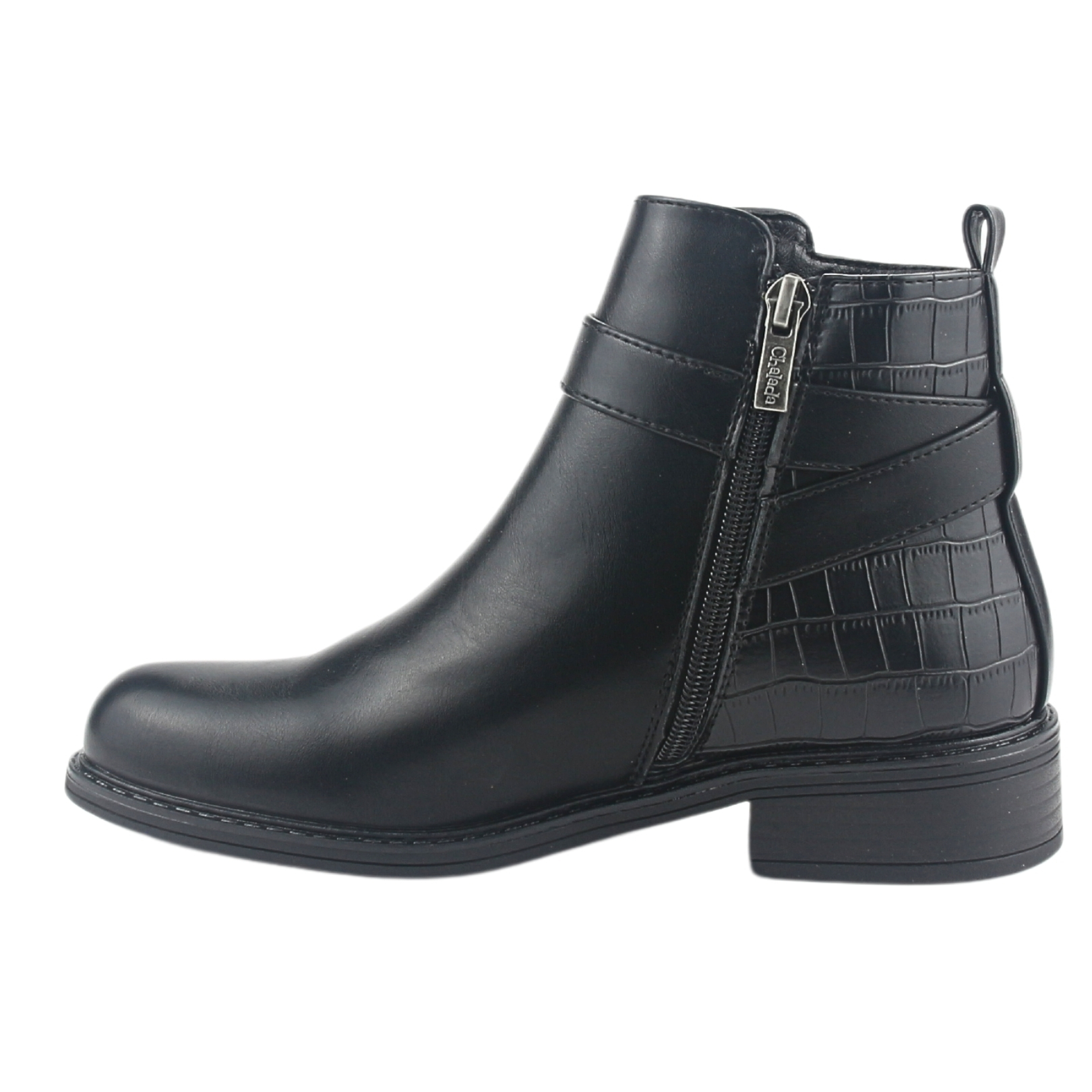 BOTIN CHALADA MUJER TRAFFA-51 NEGRO CASUAL - 2