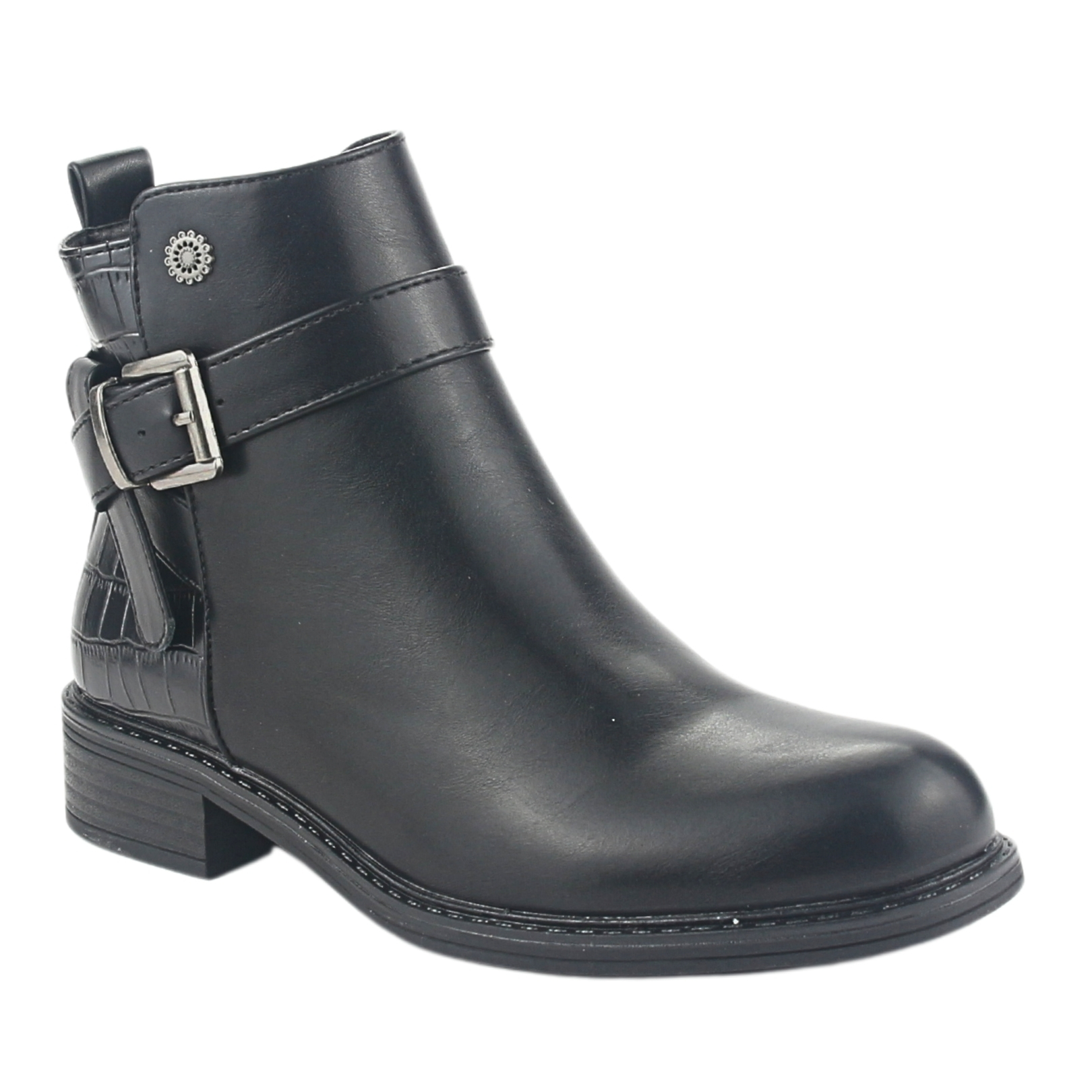BOTIN CHALADA MUJER TRAFFA-51 NEGRO CASUAL - 3