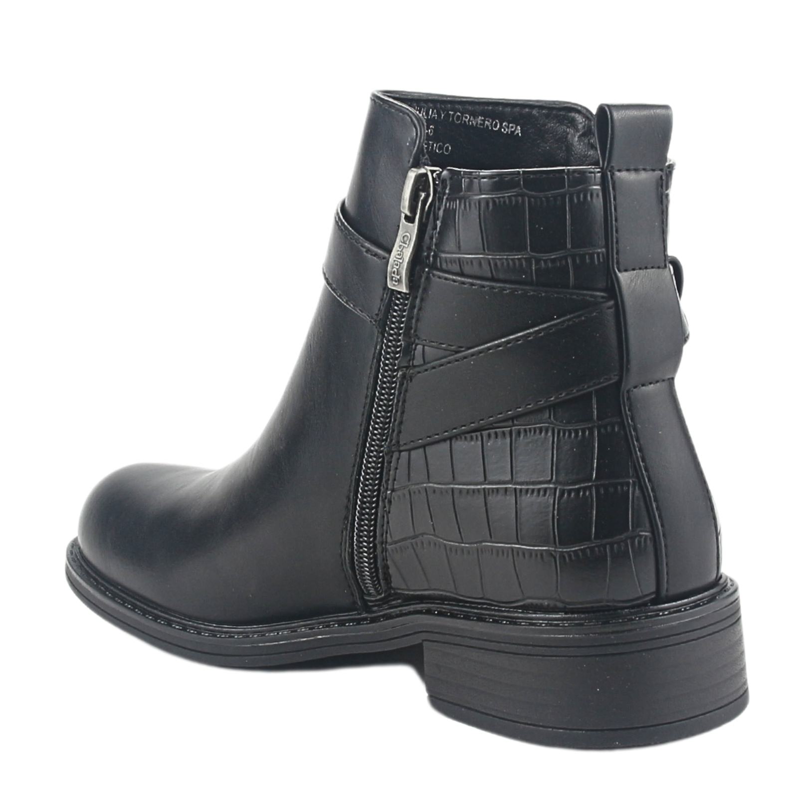 BOTIN CHALADA MUJER TRAFFA-51 NEGRO CASUAL - 4