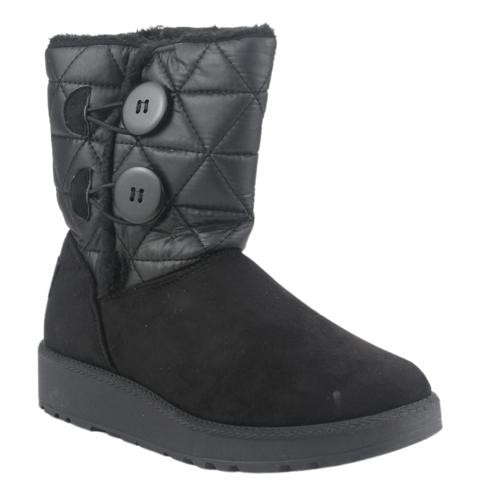 BOTIN CHALADA MUJER PINNEW-21 NEGRO CASUAL - 3