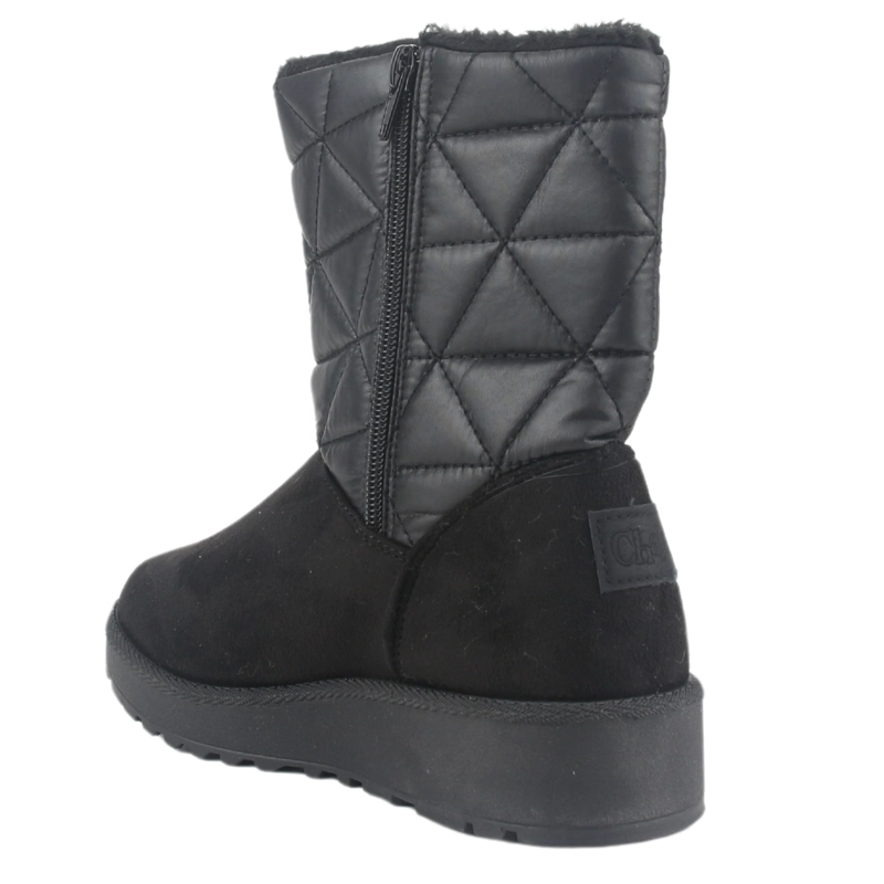 BOTIN CHALADA MUJER PINNEW-21 NEGRO CASUAL - 4