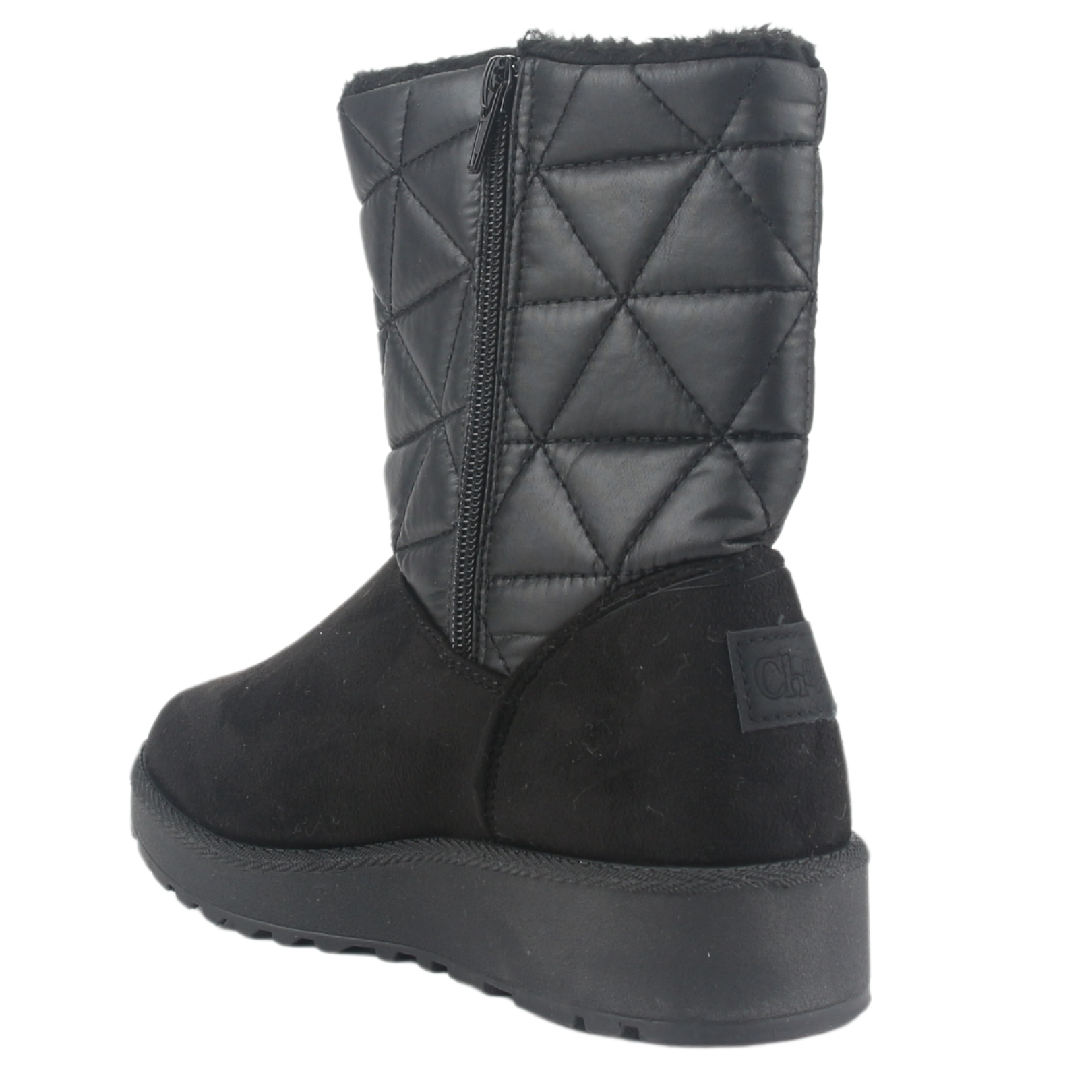 BOTIN CHALADA MUJER PINNEW-21 NEGRO CASUAL - 4