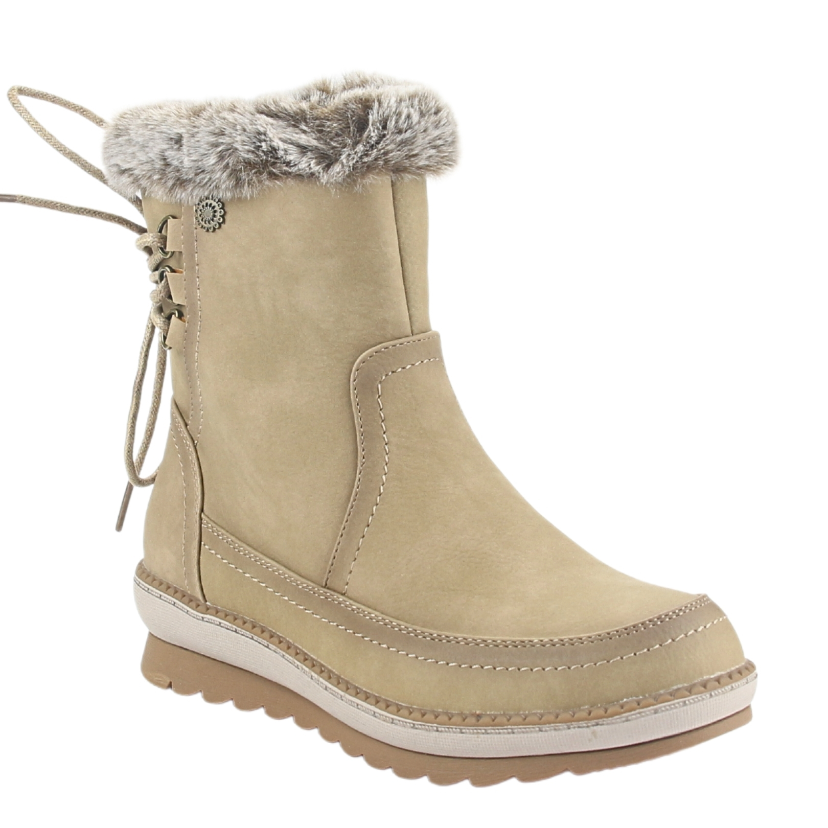 BOTIN CHALADA MUJER WINTER-12 TAUPE CASUAL - 3