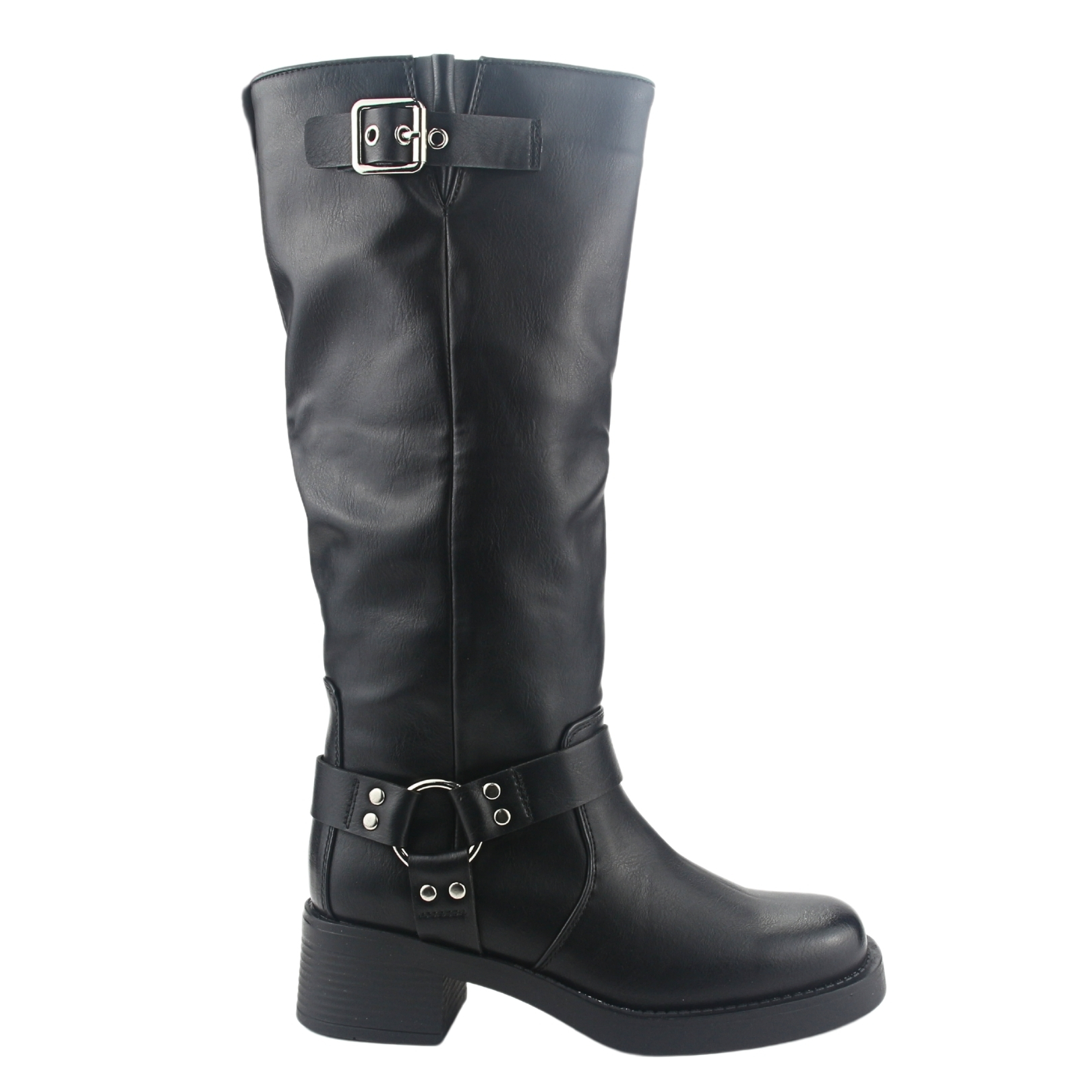 BOTAS MUJER CHALADA NEGRO BIKER-3 CASUAL - 1
