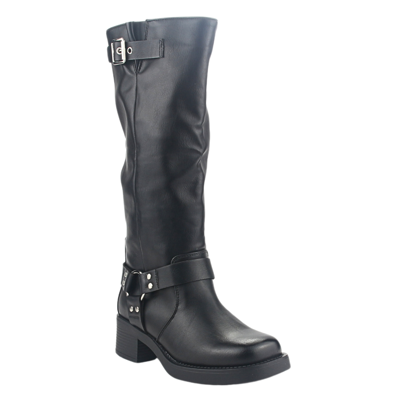 BOTAS MUJER CHALADA NEGRO BIKER-3 CASUAL - 3